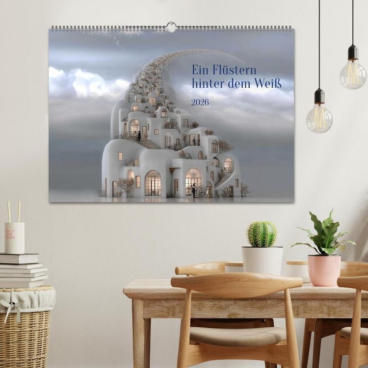 Produktbild: Ein Fl&uuml;stern hinter dem Wei&szlig; (Wandkalender 2026 DIN A2 quer), CALVENDO Monatskalender