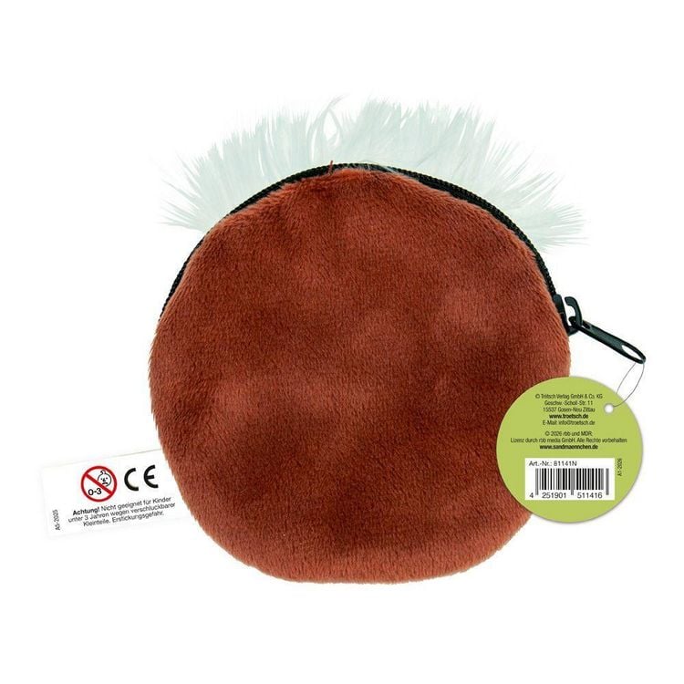Produktbild: TR&Ouml;TSCH - Unser Sandm&auml;nnchen Pl&uuml;sch-Geldb&ouml;rse Pitti