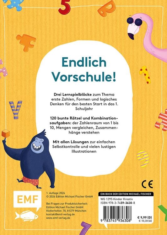 Produktbild: Mein XXL-Lernspielspa&szlig;: Vorschule