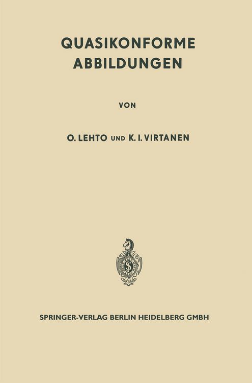 Produktbild: Quasikonforme Abbildungen