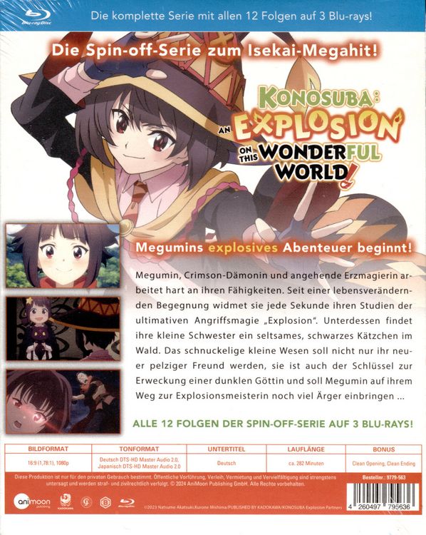 Produktbild: Konosuba - An Explosion on this wonderful world [3 BRs]