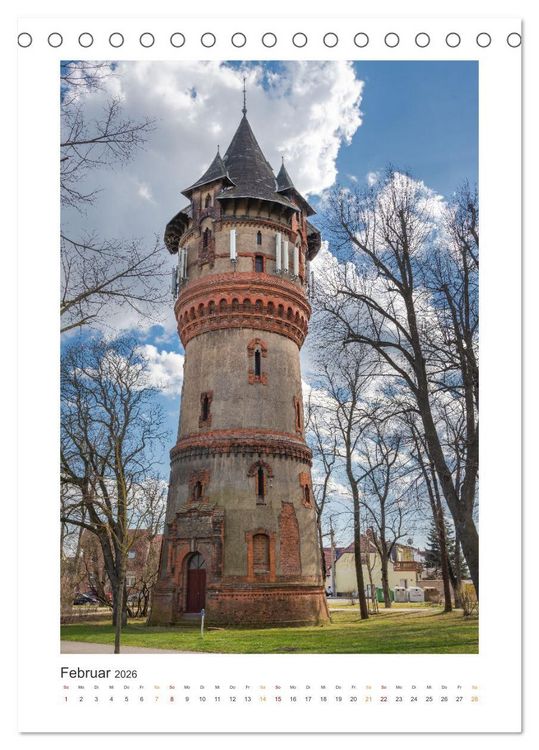 Produktbild: Alte Wassert&uuml;rme (Tischkalender 2026 DIN A5 hoch), CALVENDO Monatskalender