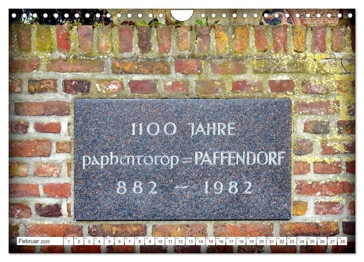 Produktbild: PAFFENDORF - Malerisches Rheinland (Wandkalender 2026 DIN A4 quer), CALVENDO Monatskalender