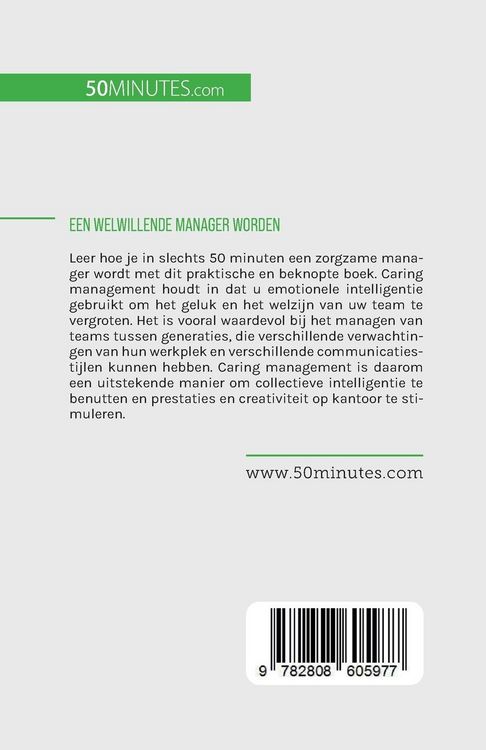 Produktbild: Een welwillende manager worden