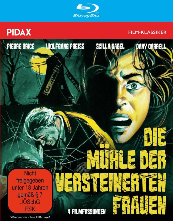 Produktbild: Die M&uuml;hle der versteinerten Frauen - Collector&acute;s Edition (4 Filmfassungen) / Gruselklassiker mit Starbesetzung (Pidax Film-Klassiker) [2 BRs]