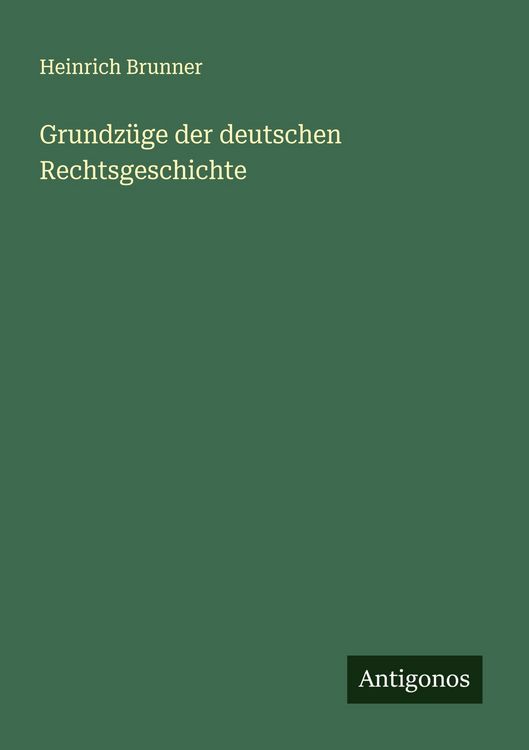 Produktbild: Grundz&uuml;ge der deutschen Rechtsgeschichte