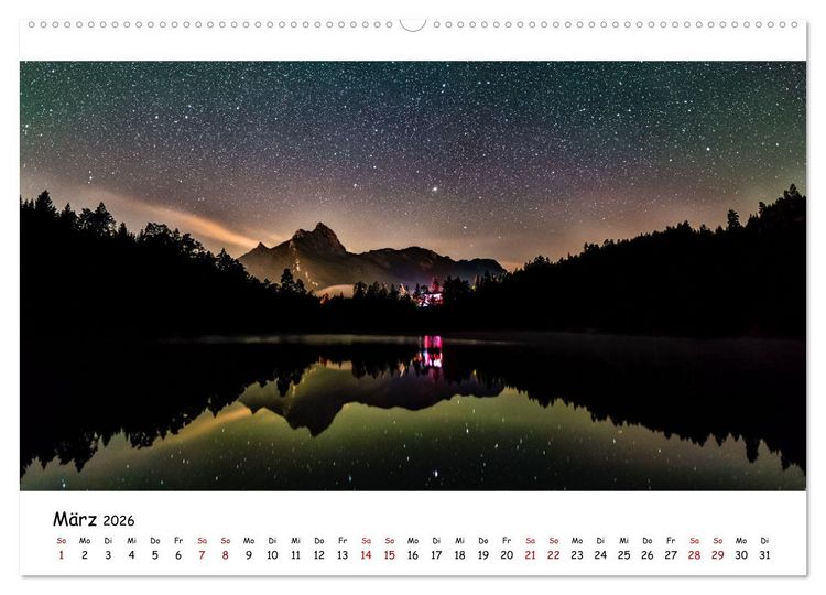 Produktbild: Traumhafte Orte - Berge, Seen und Meer (hochwertiger Premium Wandkalender 2026 DIN A2 quer), Kunstdruck in Hochglanz