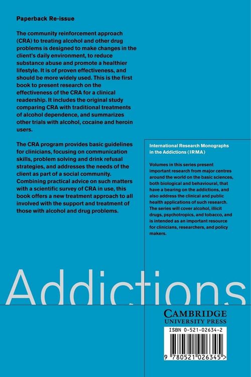 Produktbild: A Community Reinforcement Approach to Addiction Treatment
