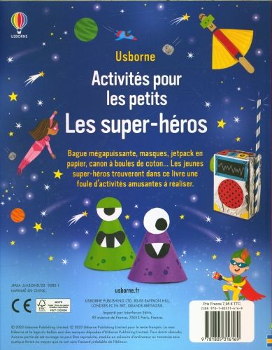 Produktbild: Les super-h&eacute;ros : activit&eacute;s pour les petits