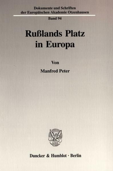 Produktbild: Ru&szlig;lands Platz in Europa.
