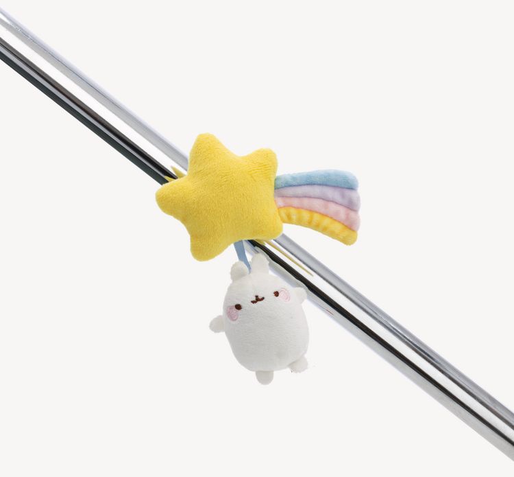 Produktbild: NICI Magnettier MagNICI Sternschnuppe mit MOLANG wei&szlig; 5cm