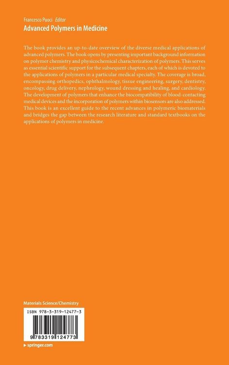 Produktbild: Advanced Polymers in Medicine