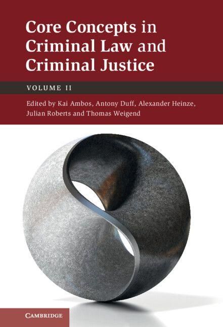 Produktbild: Core Concepts in Criminal Law and Criminal Justice