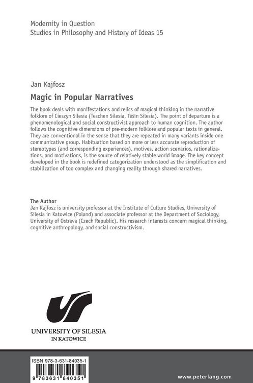 Produktbild: Magic in Popular Narratives