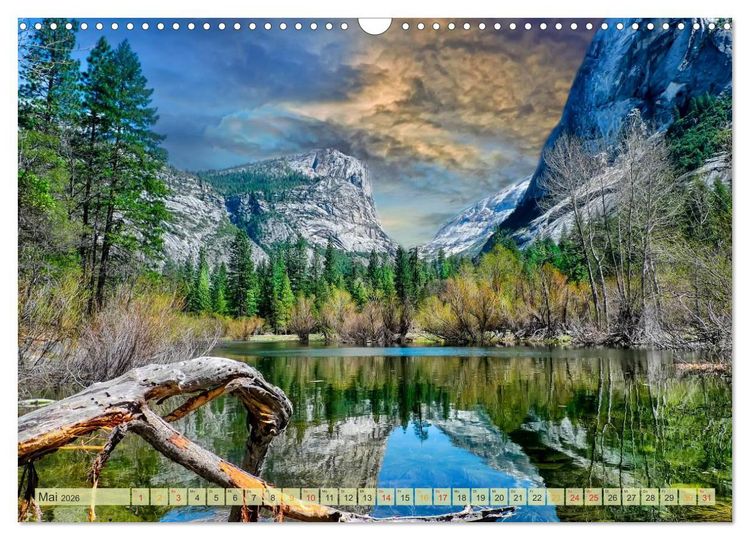 Produktbild: Nationalparks der USA - atemberaubend sch&ouml;n (Wandkalender 2026 DIN A3 quer), CALVENDO Monatskalender