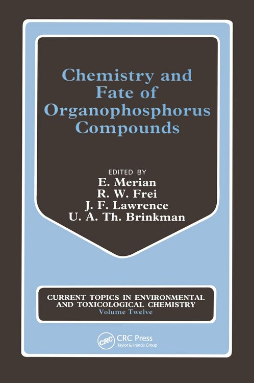 Produktbild: Chemistry and Fate of Organophosphorus Compounds
