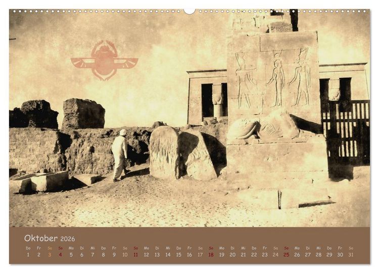 Produktbild: &Auml;gypten Nostalgie & Antike 2026 (Wandkalender 2026 DIN A2 quer), CALVENDO Monatskalender