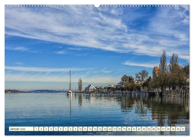 Produktbild: Hegau und Bodensee - Lieblingsorte entdecken (hochwertiger Premium Wandkalender 2026 DIN A2 quer), Kunstdruck in Hochglanz