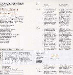 Produktbild: Missa Solemnis, 2 Audio-CDs