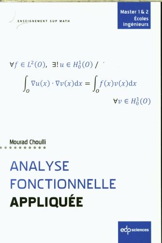 Produktbild: Analyse fonctionnelle appliqu&eacute;e : master 1 & 2, &eacute;coles ing&eacute;nieurs