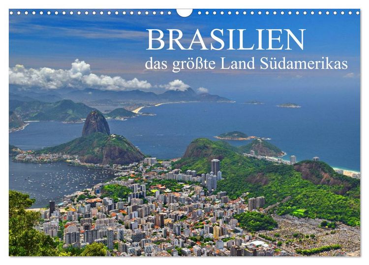 Produktbild: Brasilien - das gr&ouml;&szlig;te Land S&uuml;damerikas (Wandkalender 2026 DIN A3 quer), CALVENDO Monatskalender
