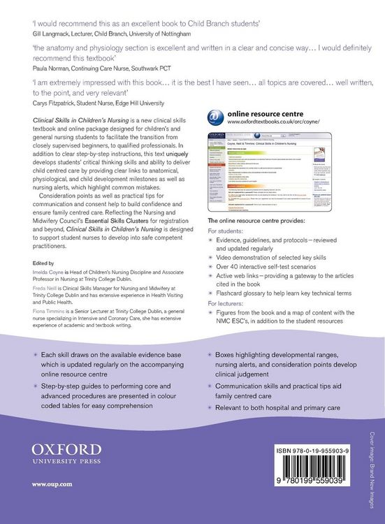 Produktbild: Clinical Skills for Children's Nursing