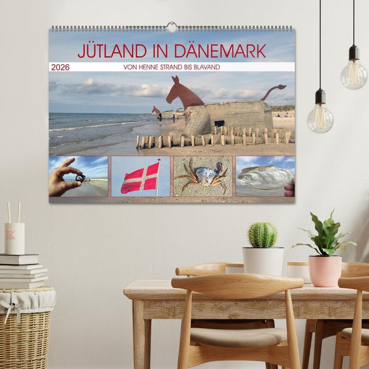Produktbild: J&uuml;tland in D&auml;nemark - Von Henne Strand bis Blavand (Wandkalender 2026 DIN A2 quer), CALVENDO Monatskalender