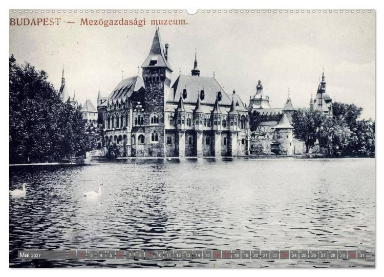 Produktbild: Budapest: in alten Zeiten (hochwertiger Premium Wandkalender 2027 DIN A2 quer), Kunstdruck in Hochglanz