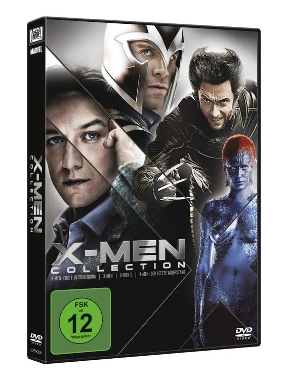 Produktbild: X-Men Movies Collection (inkl. X-Men Erste Entscheidung, X-Men, X-Men 2, X-Men 3) (4 DVDs)