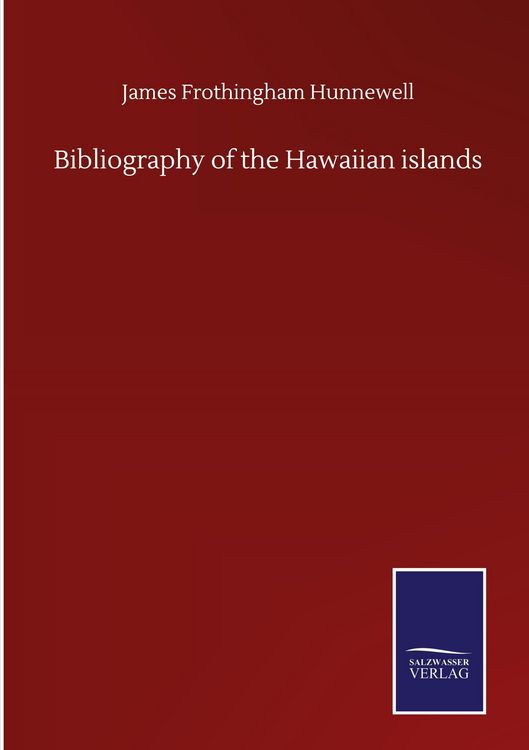 Produktbild: Bibliography of the Hawaiian islands