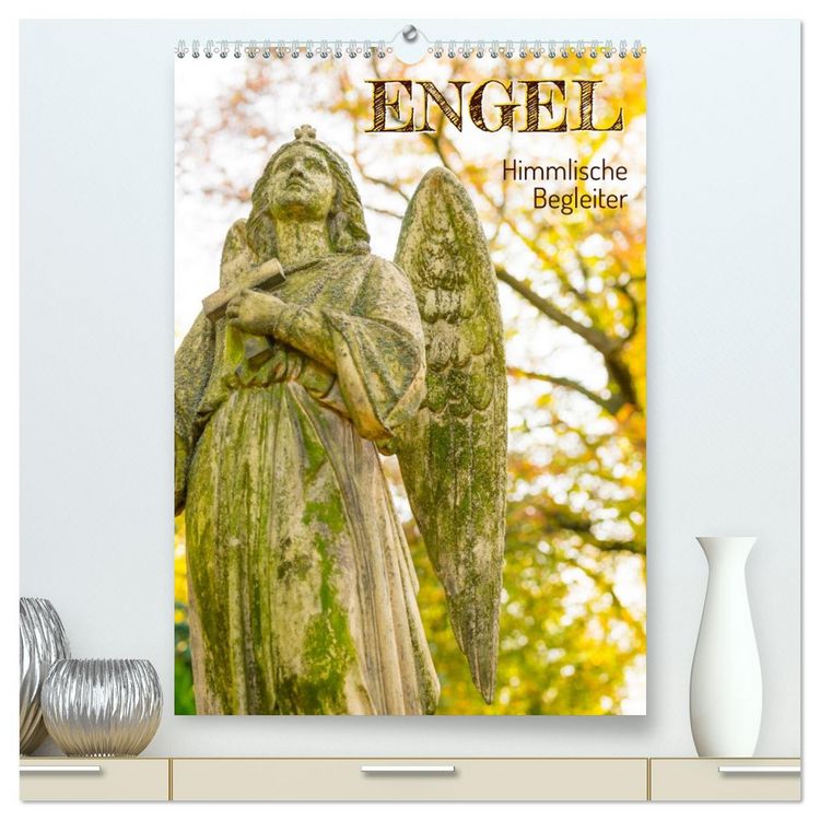 Produktbild: Engel - Himmlische Begleiter (hochwertiger Premium Wandkalender 2026 DIN A2 hoch), Kunstdruck in Hochglanz