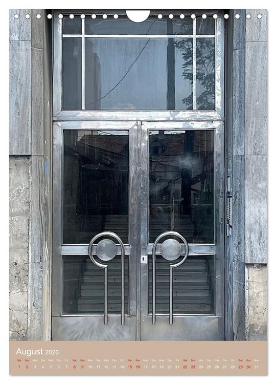 Produktbild: Doors of Belgrade (Wall Calendar 2026 DIN A4 portrait), CALVENDO 12 Month Wall Calendar