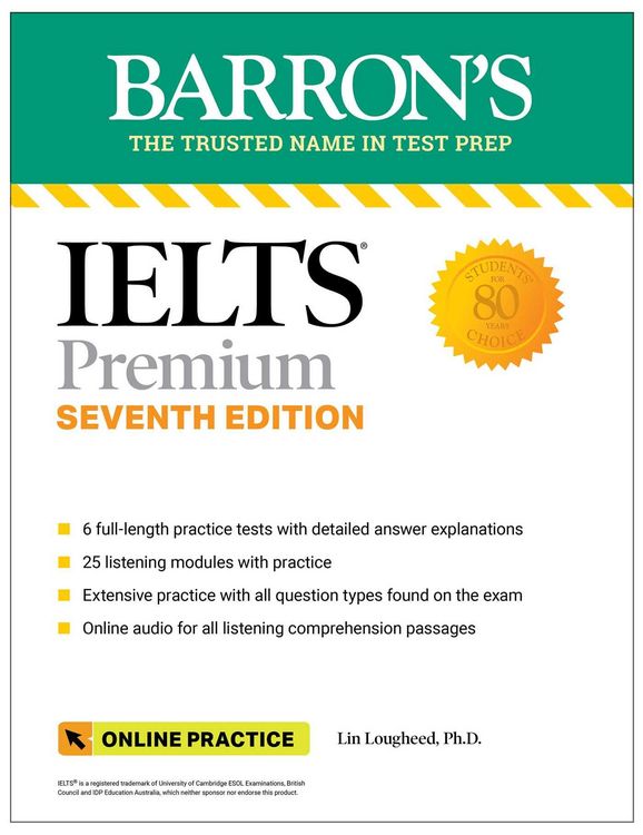 Produktbild: IELTS Premium: 6 Practice Tests + Comprehensive Review + Online Audio