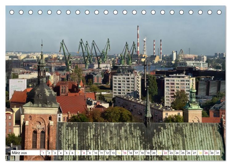 Produktbild: Besucht mal wieder Danzig (Tischkalender 2026 DIN A5 quer), CALVENDO Monatskalender