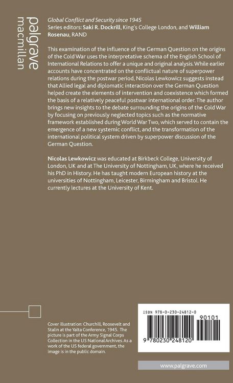 Produktbild: The German Question and the International Order, 1943&ndash;48