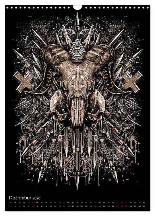 Produktbild: BLOODBOY/WAR ILLUSTRATION (Wandkalender 2026 DIN A3 hoch), CALVENDO Monatskalender