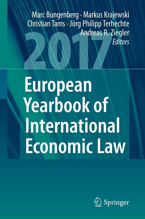 Produktbild: European Yearbook of International Economic Law 2017