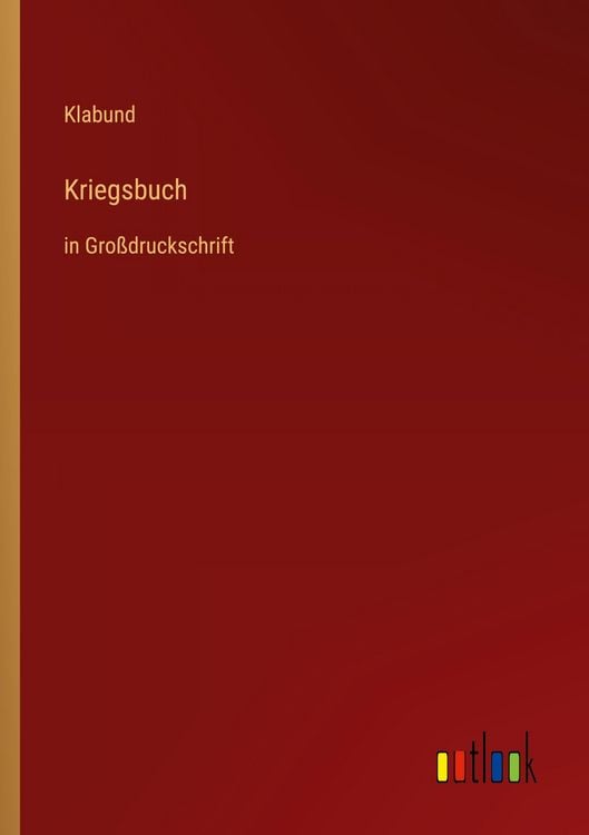 Produktbild: Kriegsbuch