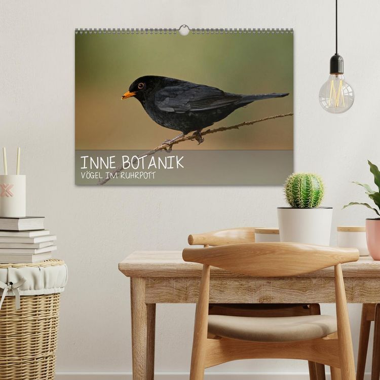 Produktbild: INNE BOTANIK - V&ouml;gel im Ruhrpott (Wandkalender 2026 DIN A3 quer), CALVENDO Monatskalender