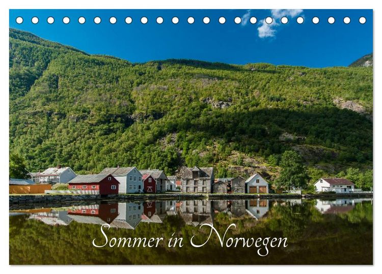 Produktbild: Sommer in Norwegen (Tischkalender 2026 DIN A5 quer), CALVENDO Monatskalender