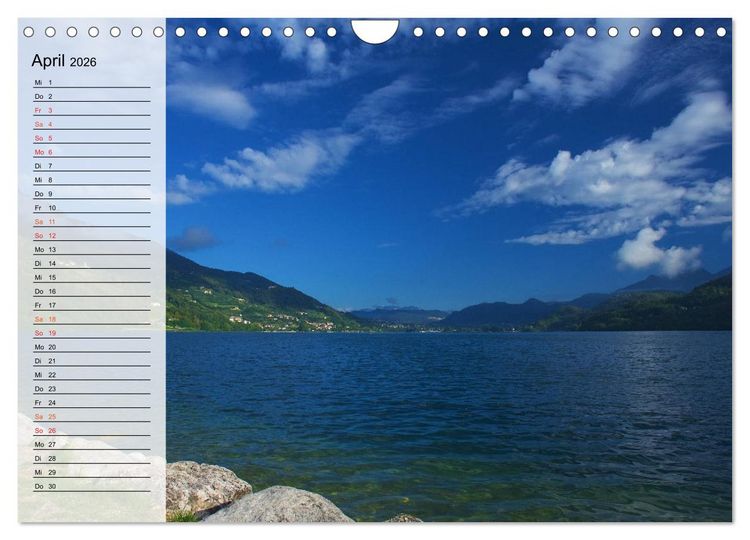 Produktbild: Caldonazzo See (Wandkalender 2026 DIN A4 quer), CALVENDO Monatskalender