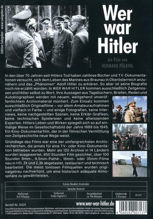 Produktbild: Wer war Hitler