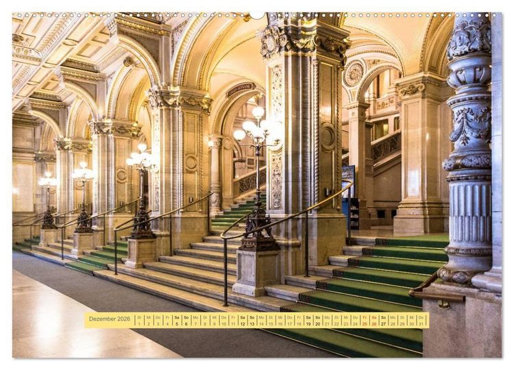 Produktbild: Wien f&uuml;r Liebhaber und Interessierte (hochwertiger Premium Wandkalender 2026 DIN A2 quer), Kunstdruck in Hochglanz