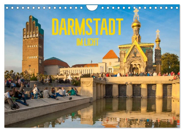Produktbild: Darmstadt im Licht (Wandkalender 2026 DIN A4 quer), CALVENDO Monatskalender