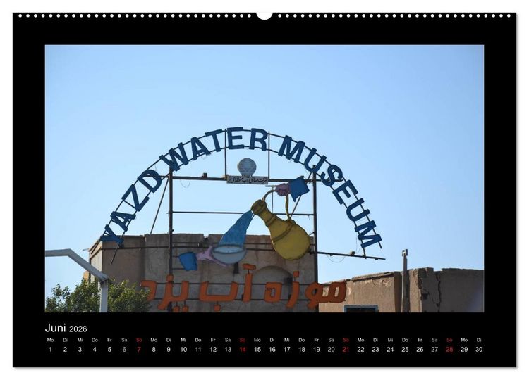 Produktbild: IRAN 2026 (hochwertiger Premium Wandkalender 2026 DIN A2 quer), Kunstdruck in Hochglanz