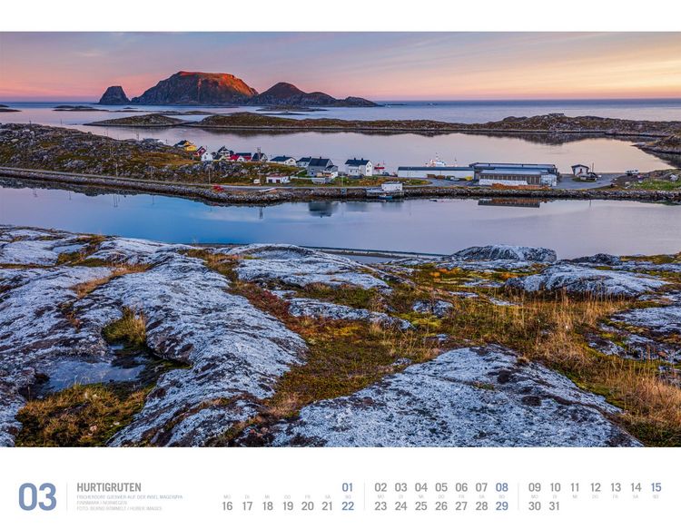 Produktbild: Hurtigruten Kalender 2026 | Unterwegs zwischen Bergen und Kirkenes