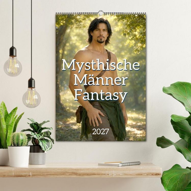 Produktbild: Mysthische M&auml;nner Fantasy (Wandkalender 2027 DIN A2 hoch), CALVENDO Monatskalender