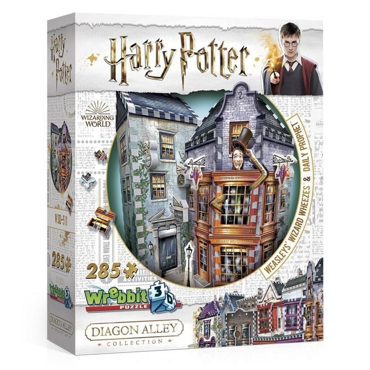 Produktbild: Weasleys zauberhafte Scherze + Tagesprophet - Harry Potter. Puzzle 285 Teile