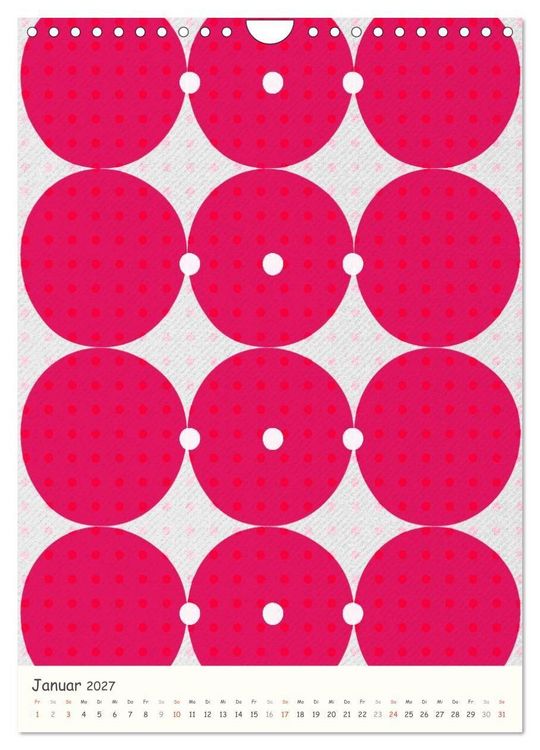 Produktbild: Punkt Punkt Punkt (Wandkalender 2027 DIN A4 hoch), CALVENDO Monatskalender