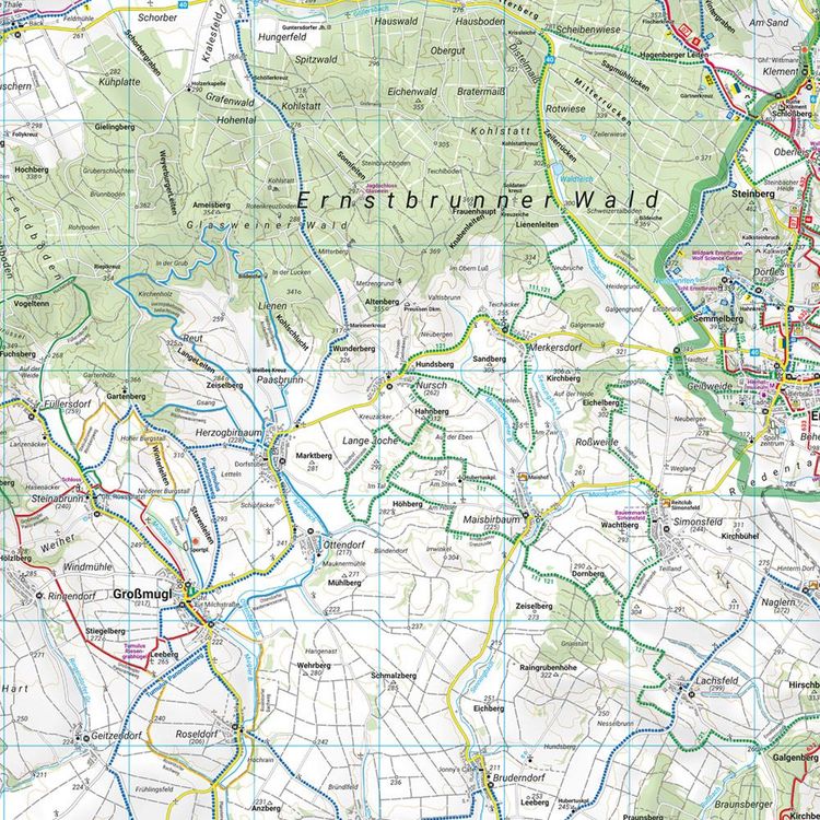Produktbild: Westliches Weinviertel, Wander + Radkarte 1:50.000